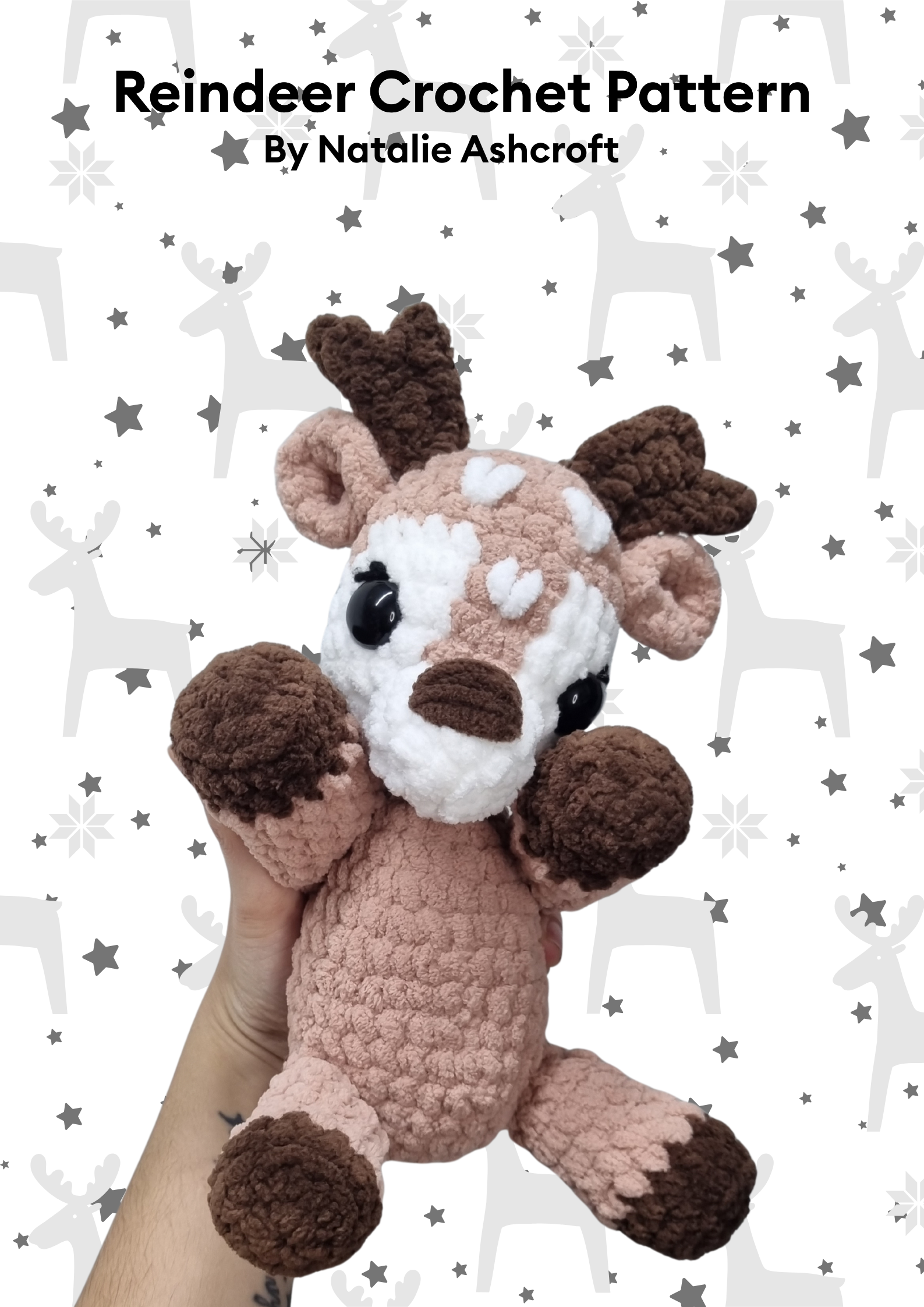 Crochet Reindeer Pattern PDF