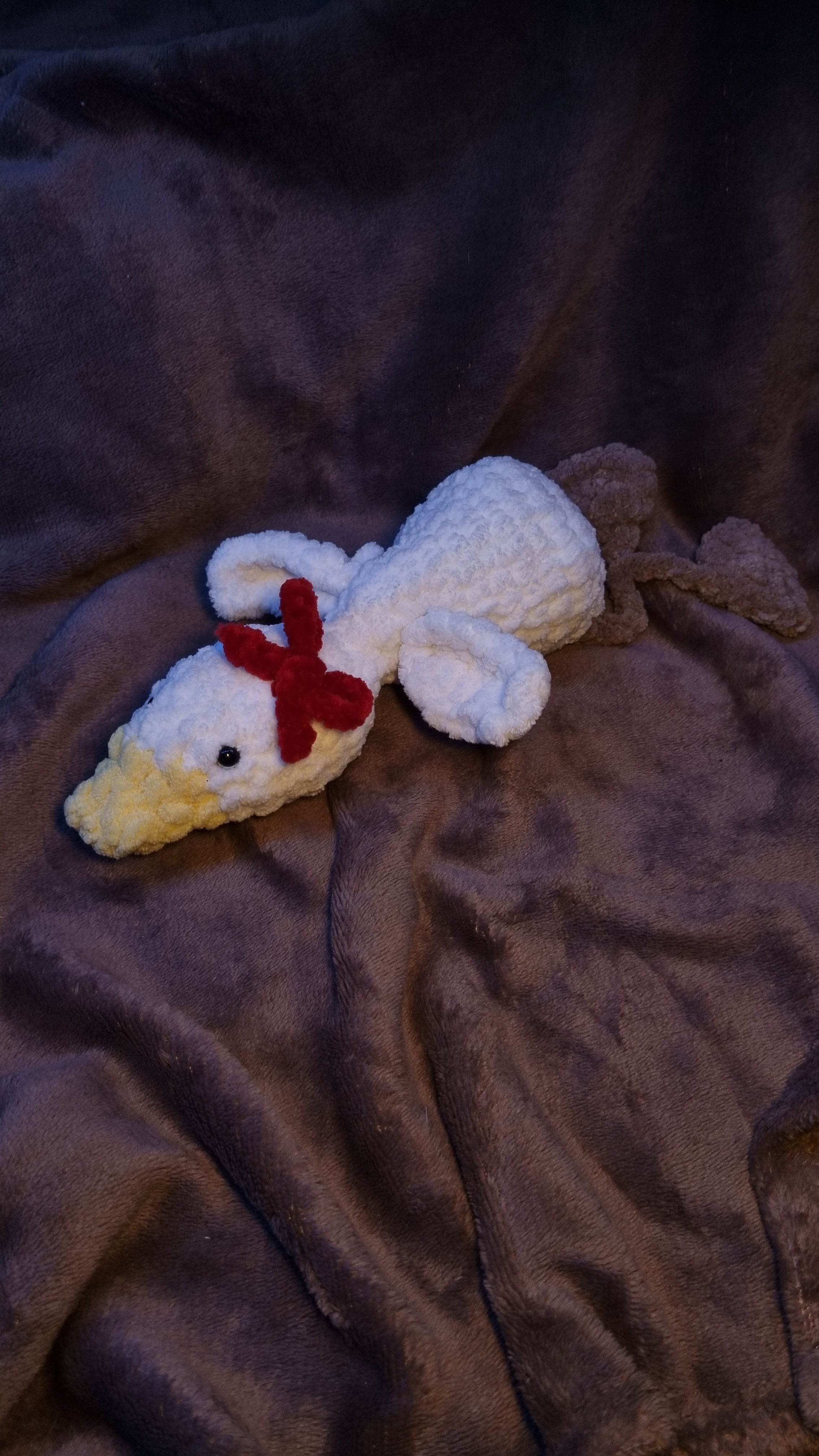 Laying goose plush
