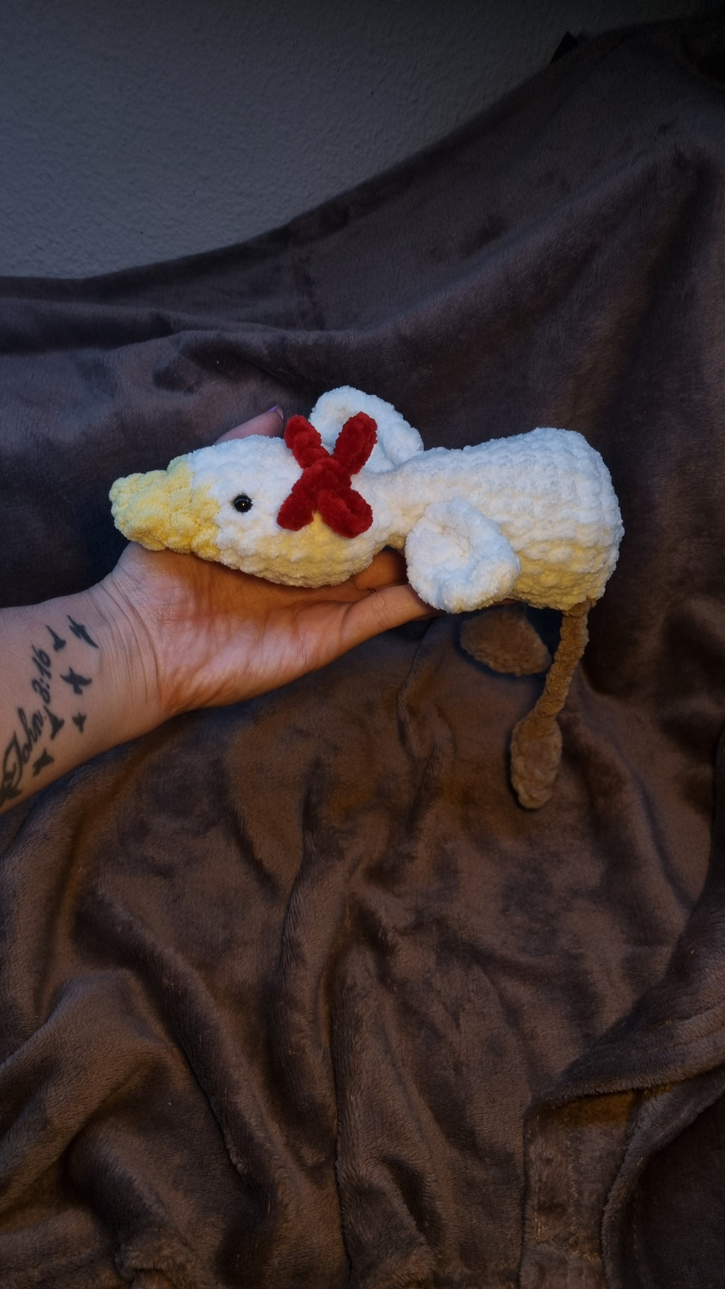 Laying goose plush