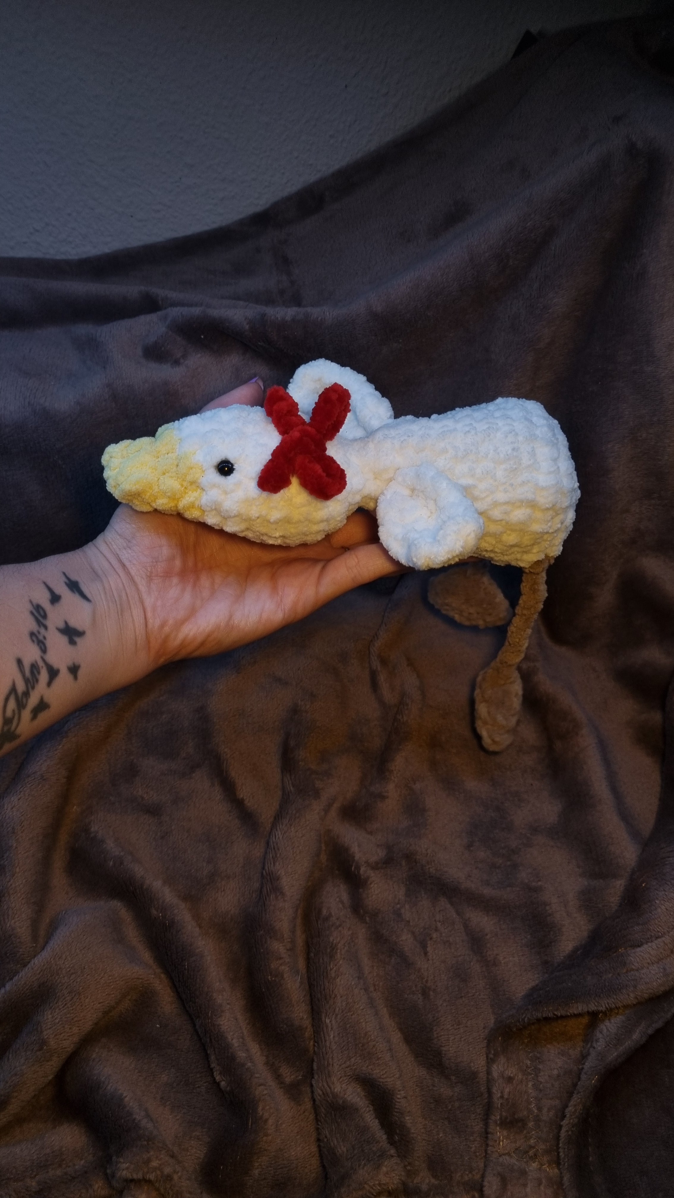 Laying goose plush