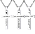 Scripture necklace for Him